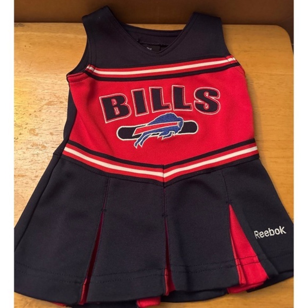 Reebok Buffalo Bills Cheerleader Dress Only Infant 6 / 9 Months NFL Embroidered